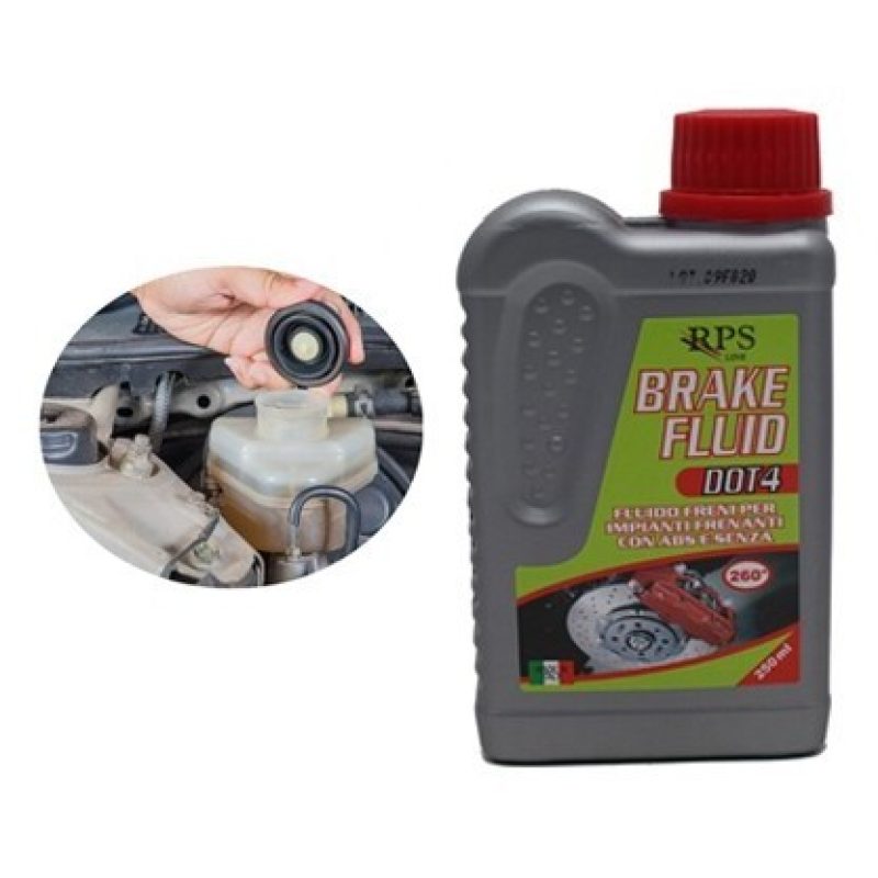 Generico OLIO FRENI DOT 4 250 ML IMPIANTI FRENANTI FLUIDO FRENI CON...
