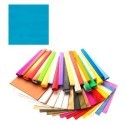 CARTA VELINA 21GR COLORE TURCHESE 24 FOGLI 50x76 CM CARTAMODELLO FOGLIO SARTI DECORA