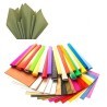 Generico CARTA VELINA 21GR COLORE VERDE OLIVA 24 FOGLI 50x76CM FOGL...