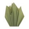 Generico CARTA VELINA 21GR COLORE VERDE OLIVA 24 FOGLI 50x76CM FOGL...