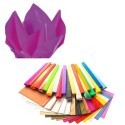 CARTA VELINA 21GR COLORE VIOLA 24 FOGLI 50x76 CM FOGLIO CARTAMODELLO DECORA