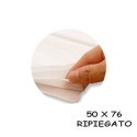 CARTA VELINA 21 GR COLORE BIANCO PANNA 24 FOGLI 50x76 CM FOGLIO CARTAMODELLO