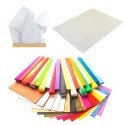 CARTA VELINA 21GR COLORE BIANCO 24 FOGLI 50x76 CM FOGLIO CARTAMODELLO