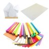 WeHome CARTA VELINA 21GR COLORE BIANCO 24 FOGLI 50x76 CM FOGLIO CAR...