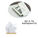 CARTA VELINA 21GR COLORE BIANCO 24 FOGLI 50x76 CM FOGLIO CARTAMODELLO