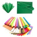 CARTA VELINA 21GR COLORE VERDE 24 FOGLI 50x76 CM FOGLIO CARTAMODELLO