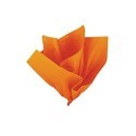 CARTA VELINA 21GR COLORE ARANCIONE 24 FOGLI 50x76 CM FOGLIO CARTAMODELLO