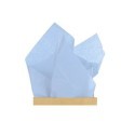 CARTA VELINA 21GR COLORE AZZURRO 24 FOGLI 50x76 CM FOGLIO CARTAMODELLO