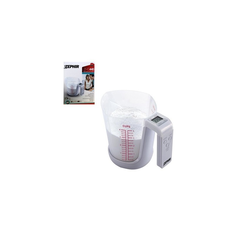 Bilancia caraffa graduata digitale cucina ZHC440 elettronica display portata 3Kg