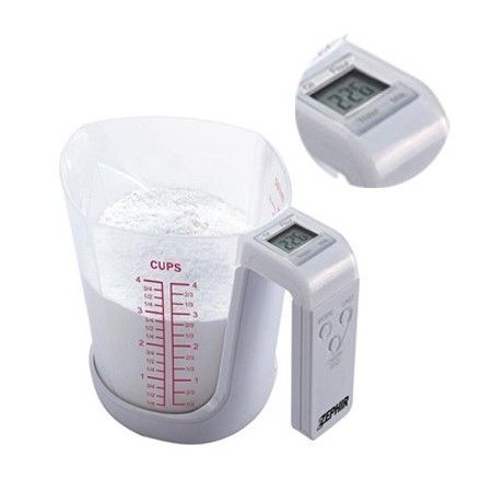 Bilancia caraffa graduata digitale cucina ZHC440 elettronica display portata 3Kg