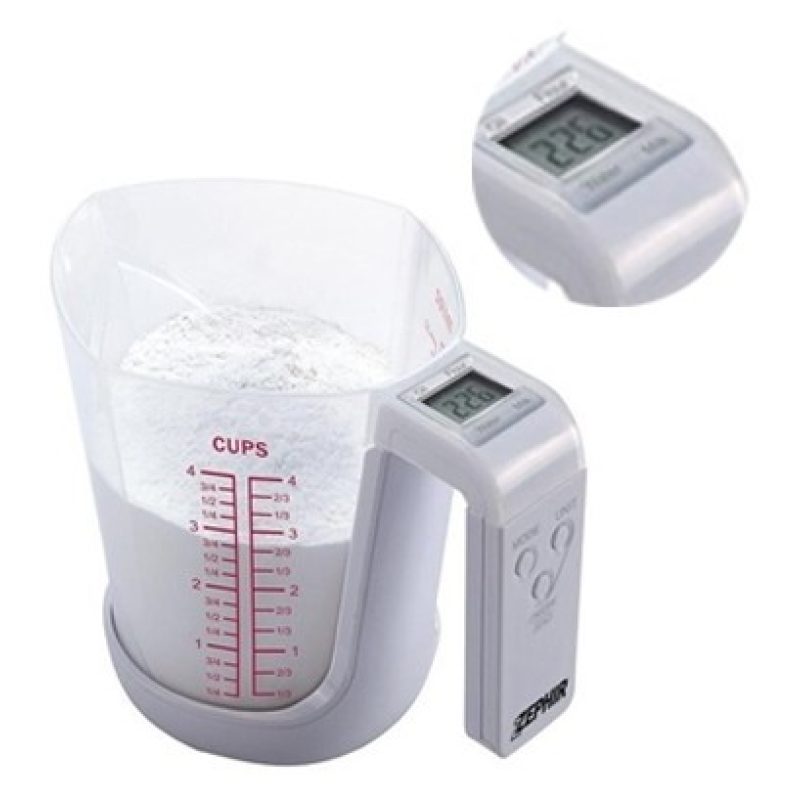 Zephir® Bilancia caraffa graduata digitale cucina ZHC440 elettronic...