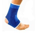 2x Fascia elastica per caviglia elasticizzato distorsioni contusioni blu piede
