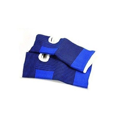 2x Fascia elastica per caviglia elasticizzato distorsioni contusioni blu piede