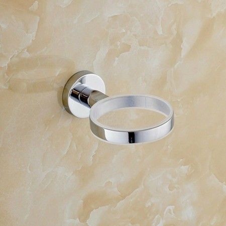 Portascopino da bagno supporto fissaggio a muro scopino bagno WC pulizia acciaio