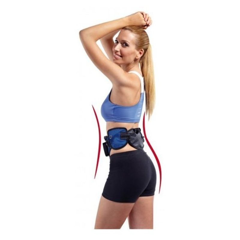 Cintura dimagrante fascia elettrostimolazione a batterie Gym Form Abs-a-round