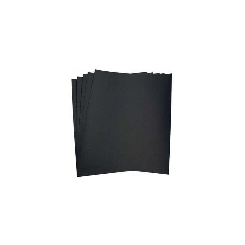 5x Fogli di carta vetrata 80gr grana per ferro 21x24 Cm carta abrasiva bricolage