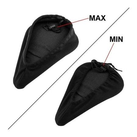 Coprisella cover copri sellino imbottitura in gel morbida per bicicletta bici sella