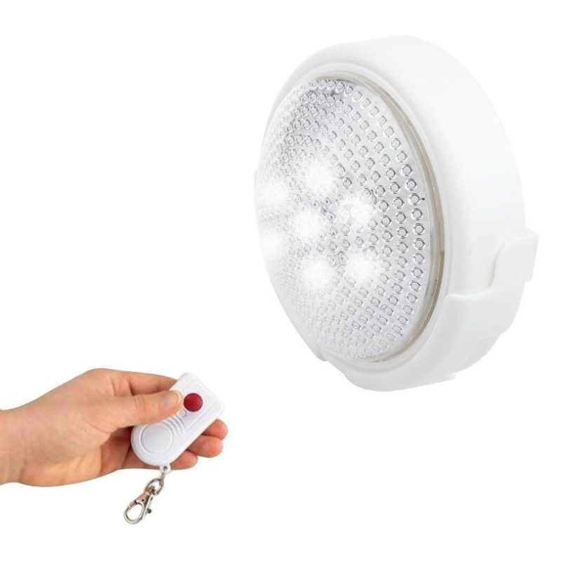 LAMPADA PLAFONIERA LED - LAMPADA PORTATILE REMOTE BRITE LIGHT CON TELECOMANDO 