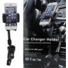 Tagoow Supporto cellulare smartphone con porta accendisigari e port...