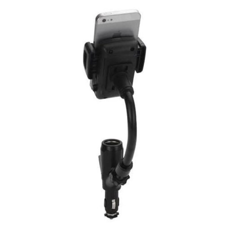 Tagoow Supporto cellulare smartphone con porta accendisigari e port...