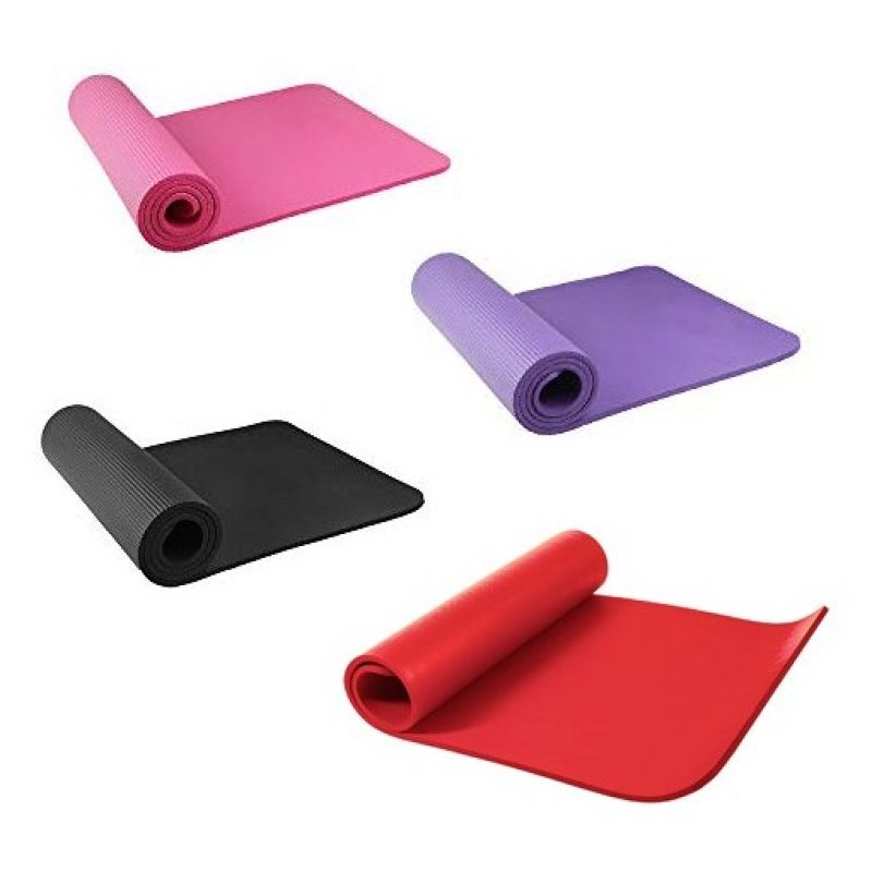 Generico Tappetini in TPE per yoga 61x175 Cm sport esercizi palestr...