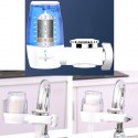 Purificatore depuratore acqua rubinetto cucina filtro con pietre filtranti a 7 strati e diversi attacchi per rubinetto