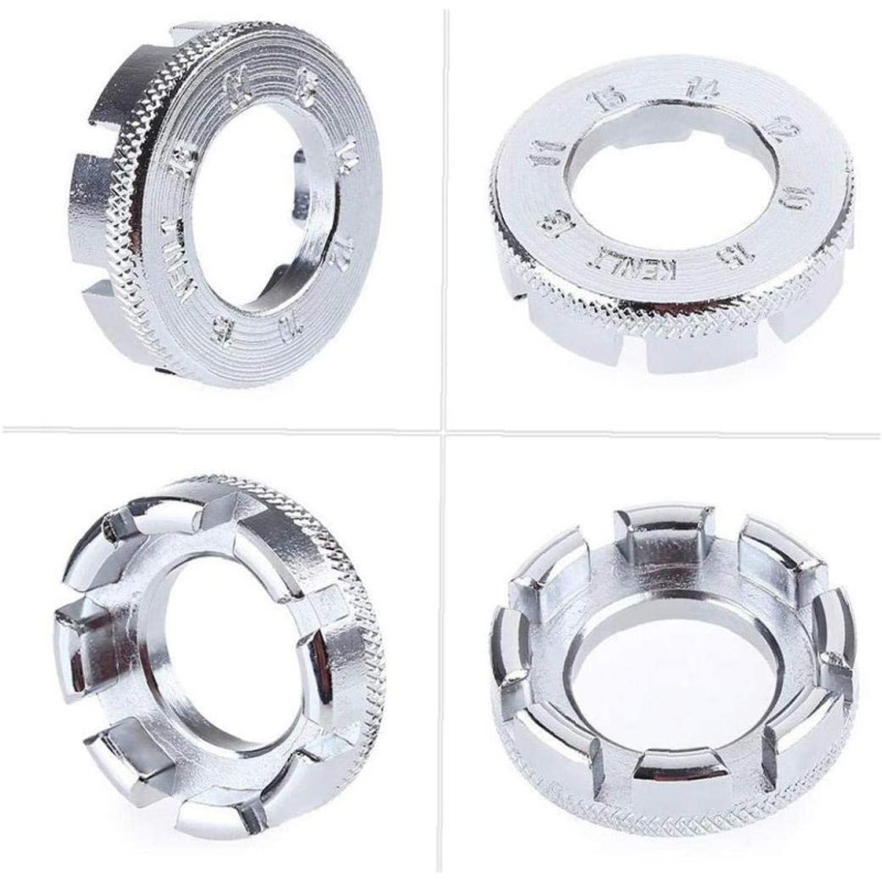 Iron Chiave tira raggi bicicletta bici tiraraggi standard 8 facce a...