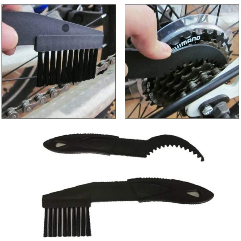 Pulisci catena pulizia catena bici bicicletta utensile spazzola ciclismo sport