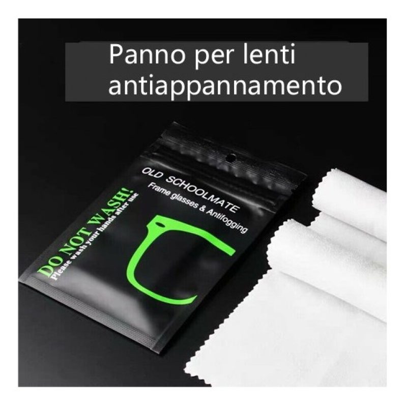 DOBO 4x Panno anti appannamento occhiali antiappannante micro fibra...