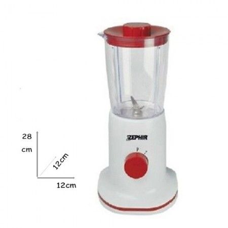 Frullatore Zephir ZHC479 300W mixer elettrico 12x12x28 Cm tritatutto 0,5 L rosso
