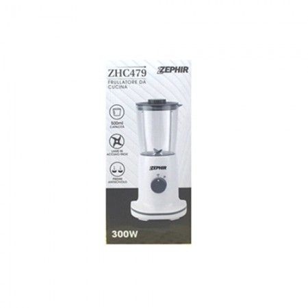 Frullatore Zephir ZHC479 300W mixer elettrico 12x12x28 Cm tritatutto 0,5 L rosso