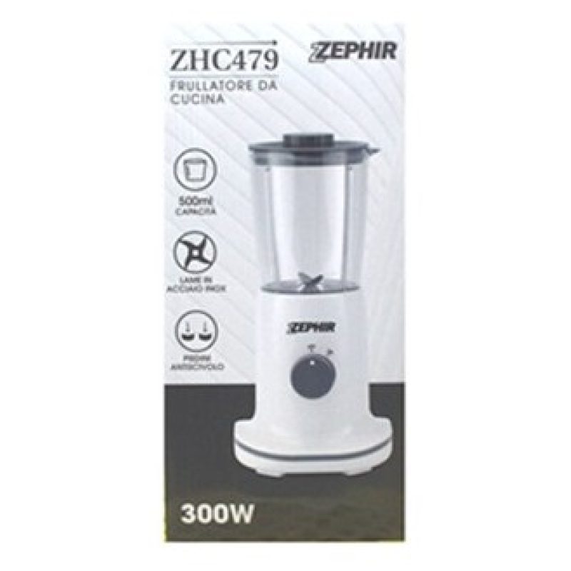 Hongu Frullatore Zephir ZHC479 300W mixer elettrico 12x12x28 Cm tri...