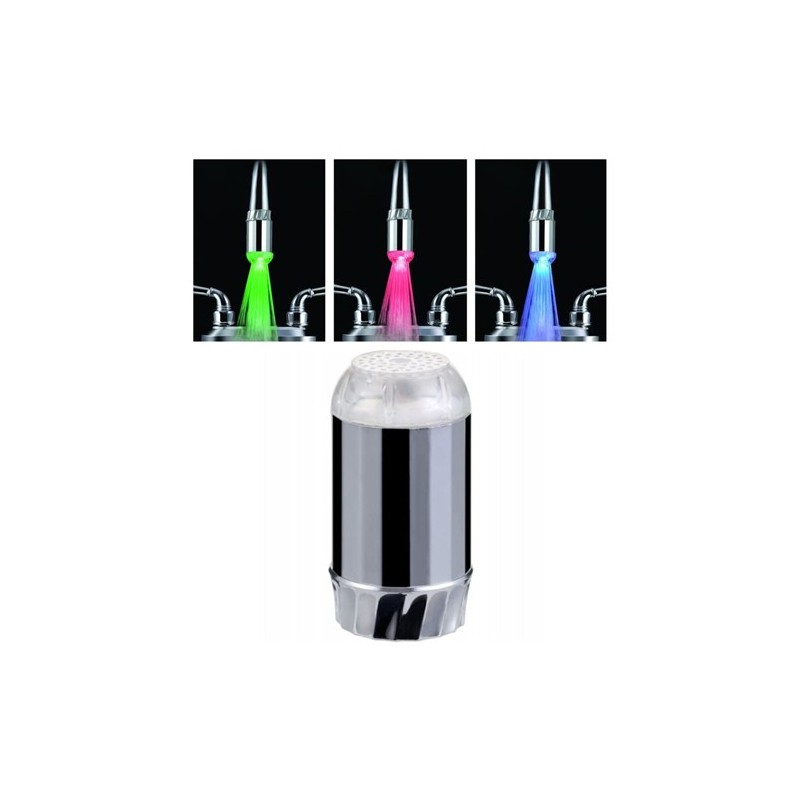 Filtro luminoso a luce led rubinetto da cucina design moderno universale casa