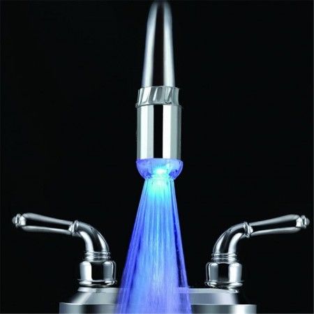 Filtro luminoso a luce led rubinetto da cucina design moderno universale casa