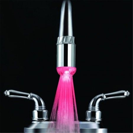 Filtro luminoso a luce led rubinetto da cucina design moderno universale casa