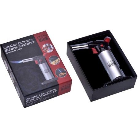 Torcia da cucina professionale Champ High Bruciatore 17,8 cm Ricaricabile Fiamma regolabile Blueflame butano Dessert Campeggio