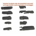 2x Spazzole Tergicristallo Anteriori areo coppia SAAB 9-3 93 dal 2008 in poi