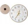 DOBO Orologio da parete Tondo in legno quarzo 30cm Joy e Love color...