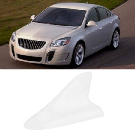 Antenna decorativa per auto pinna di squalo tetto universale decorazione bianca