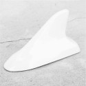 Antenna decorativa per auto pinna di squalo tetto universale decorazione bianca