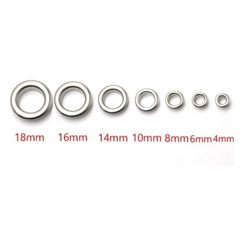 DOBO Occhielli in rame 15g anelli superficie liscia occhiello metal...