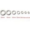 DOBO Occhielli in rame 15g anelli superficie liscia occhiello metal...