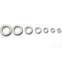 Occhielli in rame 15g anelli superficie liscia occhiello metallo anti ruggine