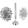 DOBO Set occhielli con asola per perforatura rondelle strumento ins...