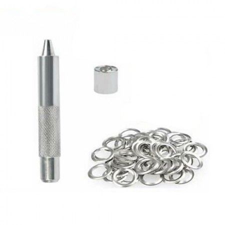 Set occhielli con punzone per perforatura rondelle strumento installazione kit