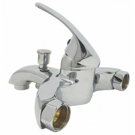 Rubinetto miscelatore monocomando per vasca vasche ottone cromato kit montaggio