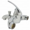 DOBO Rubinetto miscelatore monocomando per vasca vasche ottone crom...