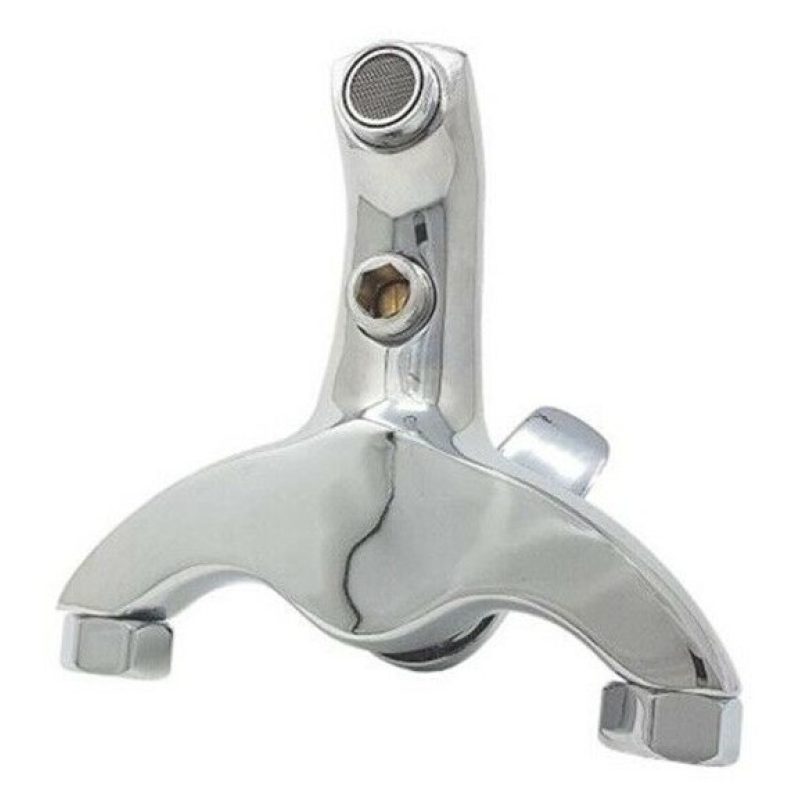 DOBO Rubinetto miscelatore monocomando per vasca vasche ottone crom...