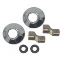 Rubinetto miscelatore monocomando per vasca vasche ottone cromato kit montaggio