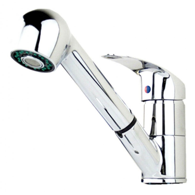 Rubinetto Miscelatore Monocomando Cucina Lavello Lavabo Con Doccetta Estraibile